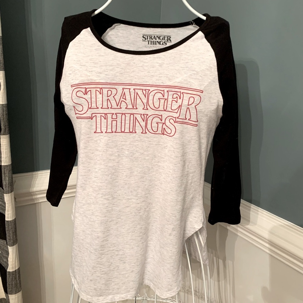 Women's Small, Stranger Things Baseball Tee